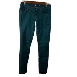 PrAna women’s green five pocket jeans size 2 skinny jeans gorpcore outdoors